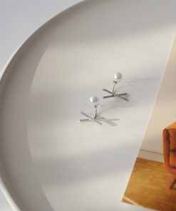 Trendy Cross Geometric Ear Studs - Versatile Back Hanging Earrings for a Fresh Look, 2025 Fashion Statement