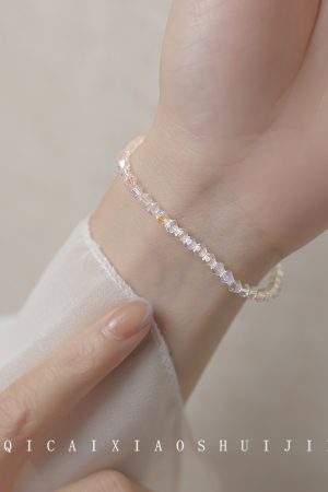 Trendy Crystal Bracelet for Women, High-End Hand Accessory, 2025 Fashion Statement, Perfect Best Friend Gift