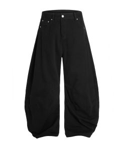 Trendy Curved Blade Pants for Women - 2025 American Casual Style, Fashion-Forward Design, Must-Have for Y2K and 90s Vibes