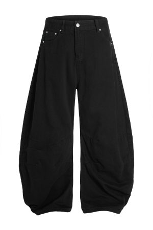 Trendy Curved Blade Pants for Women - 2025 American Casual Style, Fashion-Forward Design, Must-Have for Y2K and 90s Vibes