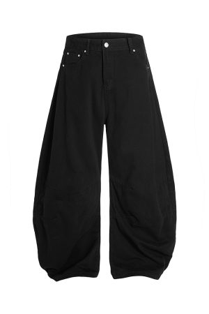 Trendy Curved Blade Pants for Women - 2025 American Casual Style, Fashion-Forward Design, Must-Have for Y2K and 90s Vibes
