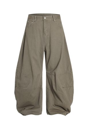 Trendy Curved Blade Pants for Women - 2025 American Casual Style, Fashion-Forward Design, Must-Have for Y2K and 90s Vibes