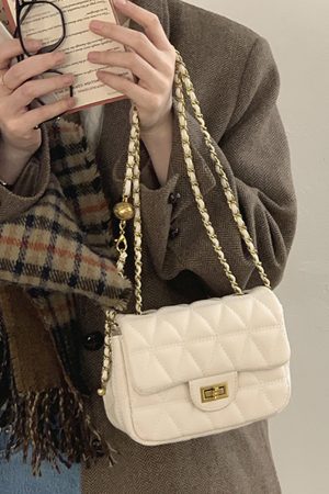 Trendy Diamond Quilted Crossbody Bag for Women - Small Square Shoulder Bag for Spring/Summer 2025 Fashion