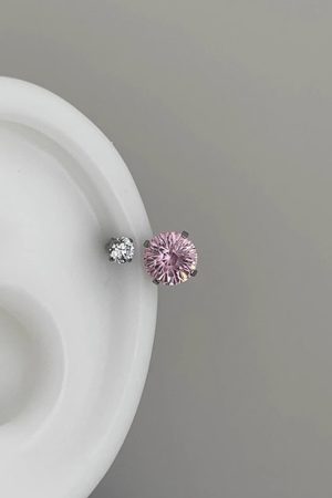 Trendy Dopamine Colorful Stud Earrings for Women - Light Luxury High-End Ear Accessories for Autumn/Winter 2025