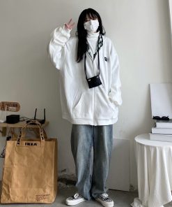 Trendy Double-Sided Hooded Jacket in Loose Plaid - Versatile Casual Slimming Style for Spring - Japanese and Korean Fashion