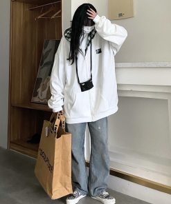 Trendy Double-Sided Hooded Jacket in Loose Plaid - Versatile Casual Slimming Style for Spring - Japanese and Korean Fashion