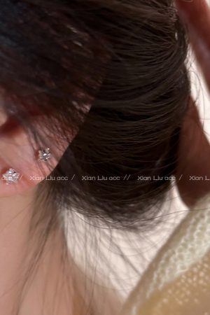 Trendy Five-Pointed Star Earrings for Women - 2025 Light Luxury Ear Accessories with High-End Appeal