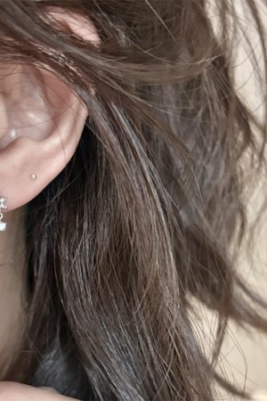 Trendy Flower Zircon Drop Earrings for Women - 2025 Niche Design High-End Jewelry
