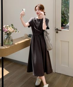 Trendy Gray Short Dress for Summer - Unique Stylish Travel Outfit, Perfect for 90s and Y2K Fashion Enthusiasts