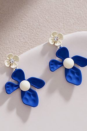 Trendy Green Floral Earrings for Women - Elegant High-End Versatile Accessories for 2025 Fashion