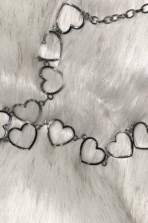 Trendy Heart-Themed Waist Chain Belt for Girls, Decorative Accessories for Pants and Skirts, Fashionable Statement Piece