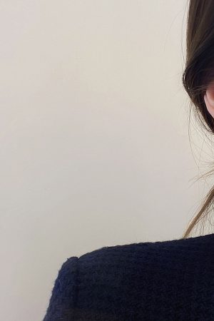 Trendy Hollowed-Out Bow Imitation Pearl Stud Earrings for Women - 2025 High-End Light Luxury Ear Accessories