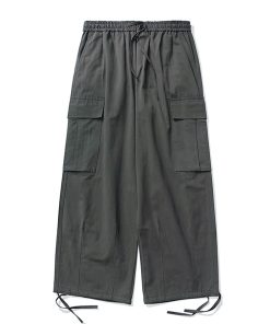 Trendy Japanese Casual Cargo Pants for Men, Functional Wide-Leg Straight-Cut Design, American Vibe, Stylish Y2K Fashion