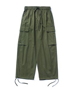 Trendy Japanese Casual Cargo Pants for Men, Functional Wide-Leg Straight-Cut Design, American Vibe, Stylish Y2K Fashion