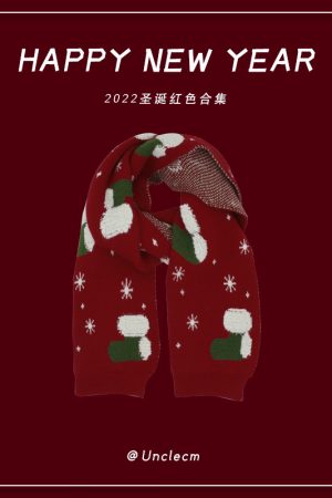 Trendy Korean Style Scarf and Gloves Collection - Warm, Versatile, Thick Accessories for Students - Stylish Christmas Gift