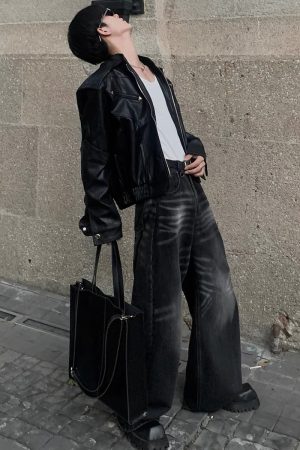 Trendy Loose Fit High-End Motorcycle Leather Jacket for Men and Women - American Style, Niche Design for Autumn Fashion