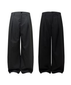 Trendy Loose-Fit Straight-Cut Wide-Leg Trousers - Casual Korean Style Summer Pants for Effortless 90s Inspired Fashion