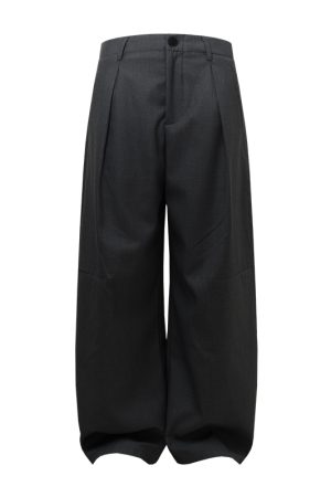 Trendy Loose-Fit Straight-Cut Wide-Leg Trousers - Casual Korean Style Summer Pants for Effortless 90s Inspired Fashion