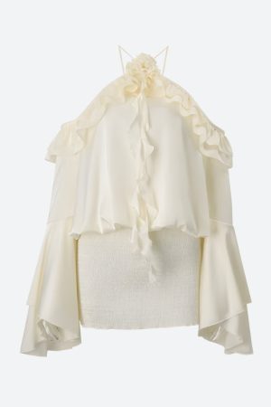 Trendy Outfits For Teens, Cute Dress Outfits - Rose Ruffled Mini Dress