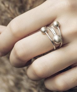 Trendy Retro 925 Silver Ring for Women - Simple Versatile Index Finger Accessory, Personalized Design for Everyday Wear