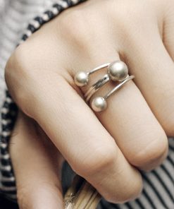 Trendy Retro 925 Silver Ring for Women - Simple Versatile Index Finger Accessory, Personalized Design for Everyday Wear
