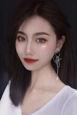 Trendy Retro Dark Style Flowing Rabbit S925 Silver Needle Earrings - Cool Minimalist Personality Jewelry