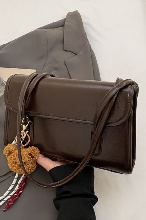 Trendy Retro Women's Underarm Tote Bag 2025 - High-End Versatile Small Square Shoulder Bag for Spring and Summer Fashion