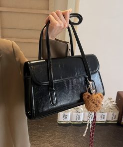 Trendy Retro Women's Underarm Tote Bag 2025 - High-End Versatile Small Square Shoulder Bag for Spring and Summer Fashion