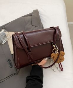 Trendy Retro Women's Underarm Tote Bag 2025 - High-End Versatile Small Square Shoulder Bag for Spring and Summer Fashion