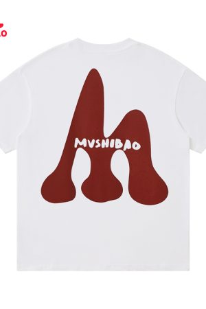 Trendy Short Sleeve T-Shirt for Men - 2025 Summer American Hip-Hop Street Style Cool Couple Tee