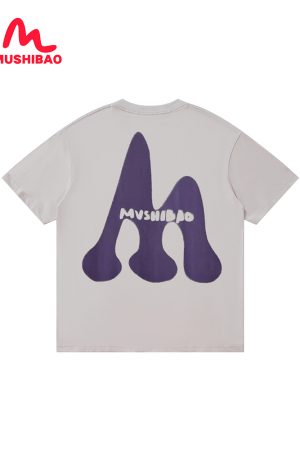 Trendy Short Sleeve T-Shirt for Men - 2025 Summer American Hip-Hop Street Style Cool Couple Tee