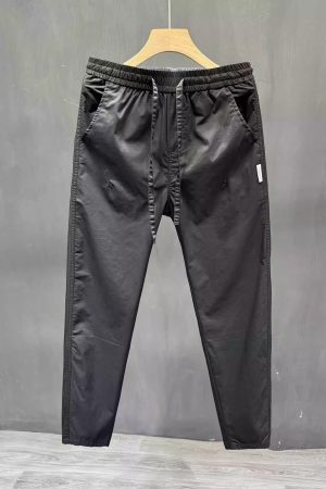 Trendy Slim-Fit Nine-Point Pants for Men - Casual Summer Straight Design, Korean Style, Versatile High-End Fashion
