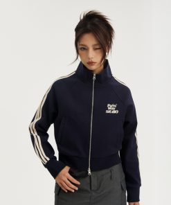 Trendy Slim-Fit Short Cardigan Jacket for Women - Spring Autumn Fashion Top for Stylish Looks