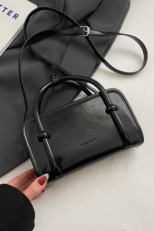 Trendy Small Square Crossbody Bag for Women - 2025 Korean Style Textured Casual Shoulder Bag
