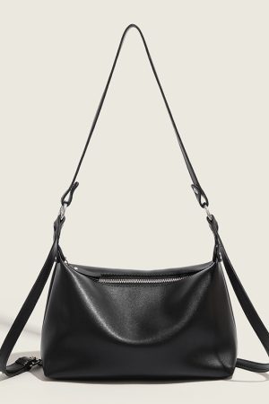 Trendy Soft Leather Underarm Baguette Bag for Women - Versatile Shoulder & Crossbody Style - 2025 Fashion Must-Have