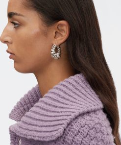 Trendy Spiral Hollow Wrapped Round Ring Ear Clip Earrings in Gold and Silver - European American Style, Retro Spring Fashion