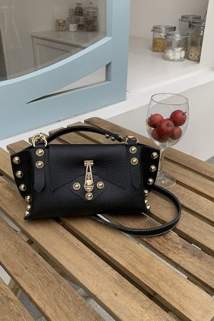 Trendy Studded Crossbody Bag for Women - 2025 Street Style Versatile Niche Design Perfect for Internet Celebrity Looks