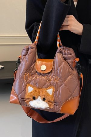 Trendy Women's Color-Blocking Crossbody Tote Bag - Large Capacity Versatile Style for Spring and Summer 2025
