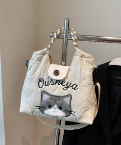 Trendy Women's Color-Blocking Crossbody Tote Bag - Large Capacity Versatile Style for Spring and Summer 2025