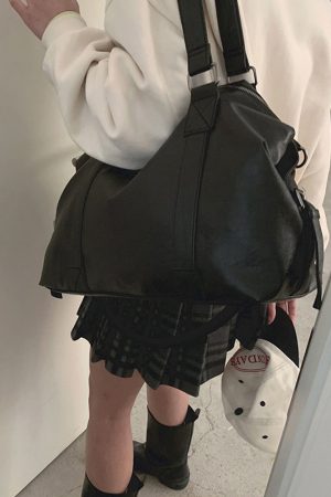 Trendy Women's Korean Style Tote Travel Bag - Casual Large Capacity Crossbody Luggage for 2025