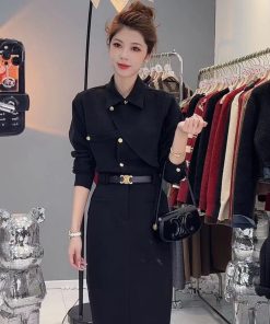 Trendy Women's Long Sleeve Shirt 2025 Autumn Top, Stylish Casual Fashion for Everyday Wear