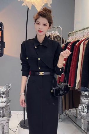 Trendy Women's Long Sleeve Shirt 2025 Autumn Top, Stylish Casual Fashion for Everyday Wear
