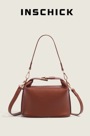 Trendy Women's Mini Bucket Bag - 2025 High-End Crossbody & Hand-Held Shoulder Bag in Fashionable Niche Style