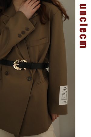 Trendy Women's Waist-Cinching Leather Belt for Dresses, Sweaters, and Coats - Decorative Fashion Accessory