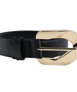 Trendy Women's Waist-Cinching Leather Belt for Dresses, Sweaters, and Coats - Decorative Fashion Accessory