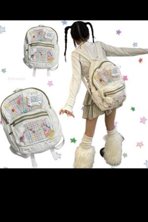 Trendy Y2K Street Style Bag Collection for Students - Limited Stock Slow Hand Millennium Design