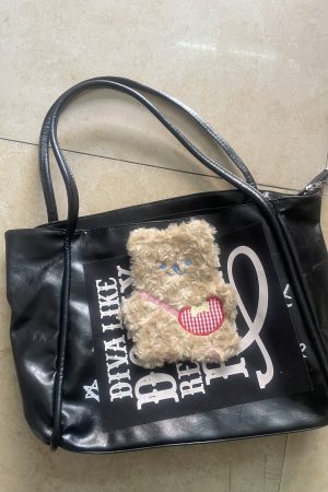 Trendy Y2K Street Style Bag Collection for Students - Limited Stock Slow Hand Millennium Design