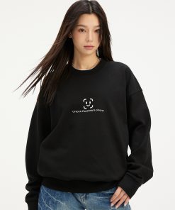 Trendy Youth Smiley Face Block Recognition Hoodie Jacket - Early Autumn Fashion Top, Casual Streetwear for Fall