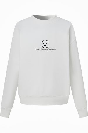 Trendy Youth Smiley Face Block Recognition Hoodie Jacket - Early Autumn Fashion Top, Casual Streetwear for Fall