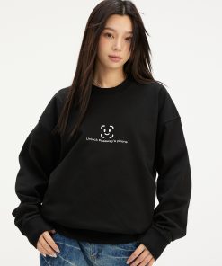Trendy Youth Smiley Face Block Recognition Hoodie Jacket - Early Autumn Fashion Top, Casual Streetwear for Fall